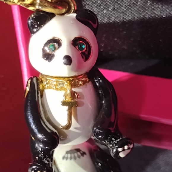 🐼 JUICY Panda  Green 👀 🐼 Bear Never Removed From 🎁 NWT - Picture 12 of 15